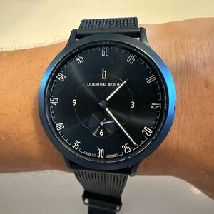 Lilienthal Berlin “All Blue” wrist watch